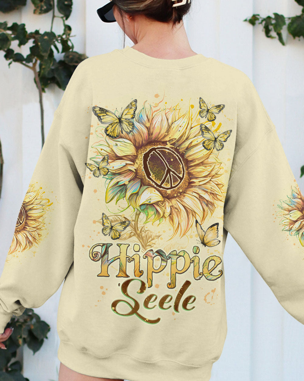 HIPPIE SEELE SONNENBLUME VOLLSTÄNDIGER DRUCK - TLNZ0202242