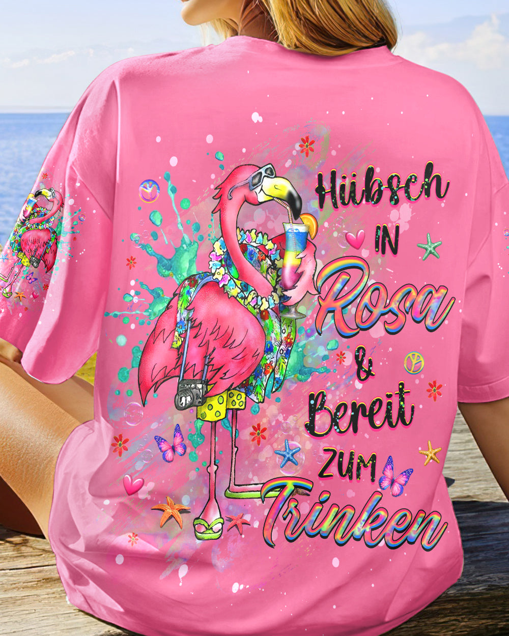 HÜBSCH IN ROSA BEREIT ZUM TRINKEN VOLLSTÄNDIGER DRUCK - YHHG1806242