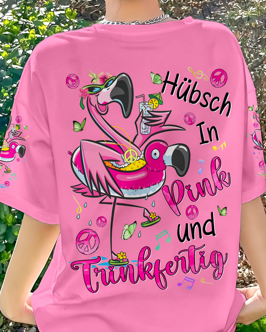 HÜBSCH IN PINK UND TRINKFERTIG VOLLSTÄNDIGER DRUCK - TYQY0207244